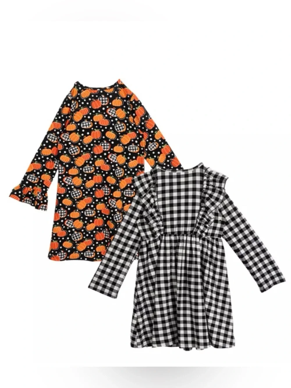 Dillards Rare Too Girls Halloween Autumn 2-Piece Dress Set NWT Size 6X